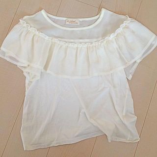 ダブルクローゼット(w closet)のW closet ＊ カットソー(カットソー(半袖/袖なし))