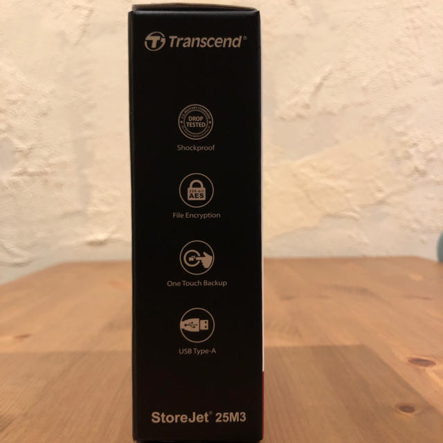 Transcend(トランセンド)の新品未開封 Transcend ポータブルHDD 500GB  スマホ/家電/カメラのPC/タブレット(PC周辺機器)の商品写真