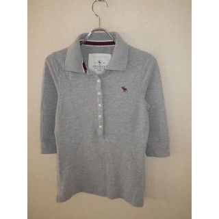 アバクロンビーアンドフィッチ(Abercrombie&Fitch)のz9564Abercrombie & Fitch★アバクロ★7分丈ポロシャツ★Ｍ(ポロシャツ)