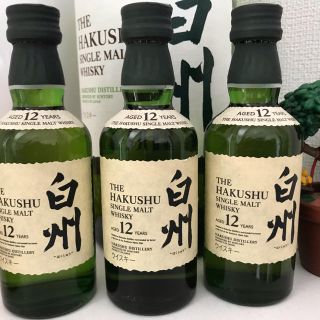 サントリー(サントリー)の白州１２年ミニボトル限定６本セット(ウイスキー)