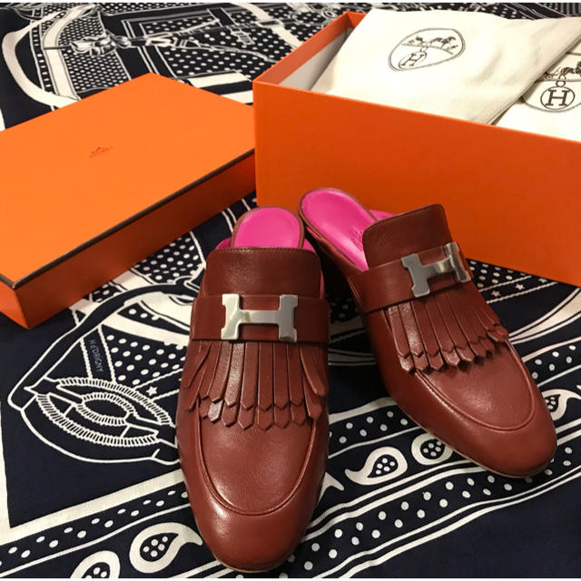 Hermes - 新品 エルメス Tuileries ミュール 37の通販 by macaron｜エルメスならラクマ