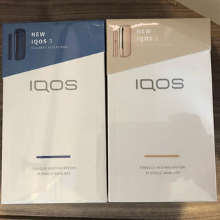 アイコス(IQOS)のIQOS3 ブルー＆ゴールド 30台まとめ売り(タバコグッズ)
