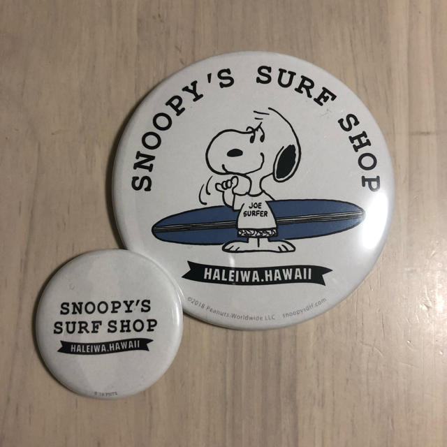 Snoopy スヌーピー ハレイワ限定 缶バッジ 新品 2個セットの通販 By Aloha 19 S Shop スヌーピーならラクマ