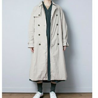 nest Robe - nest Robe スーピマコットントレンチコートの通販 by ちー