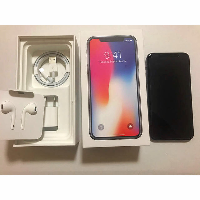 iPhone X 256GB スペースグレー SIMフリー - www.sorbillomenu.com