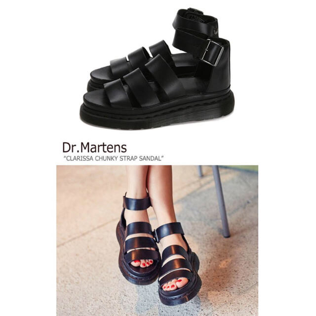 Dr.Martens(ドクターマーチン)のDr.Martens clarissia ストラップサンダル レディースの靴/シューズ(サンダル)の商品写真