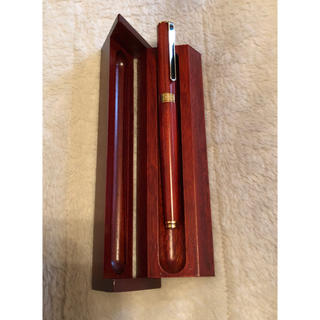 キョウセラ(京セラ)のKYOCERA 水性ボールペン 木製ペンケース付(ペン/マーカー)