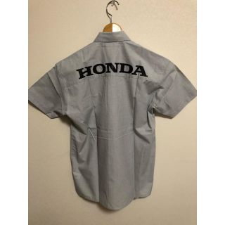 ジーユー(GU)のGU HONDA ホンダ ビッグワークシャツ グレー 半袖 新品 希少 車好き(シャツ)