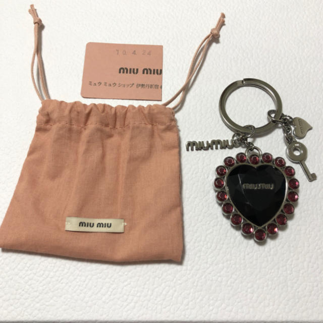 miumiu(ミュウミュウ)のMIUMIU  キーリング レディースのファッション小物(キーホルダー)の商品写真