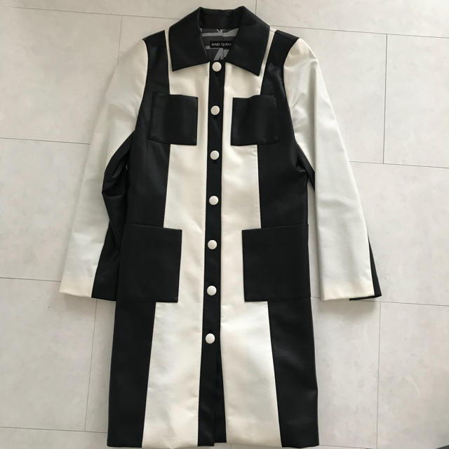 MARY QUANT (マリークワント) レザー ロングコート