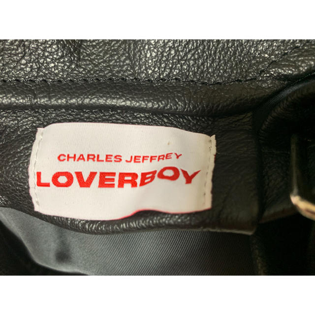 S定価Charles Jeffrey LOVERBOY 18aw レザーベレー帽