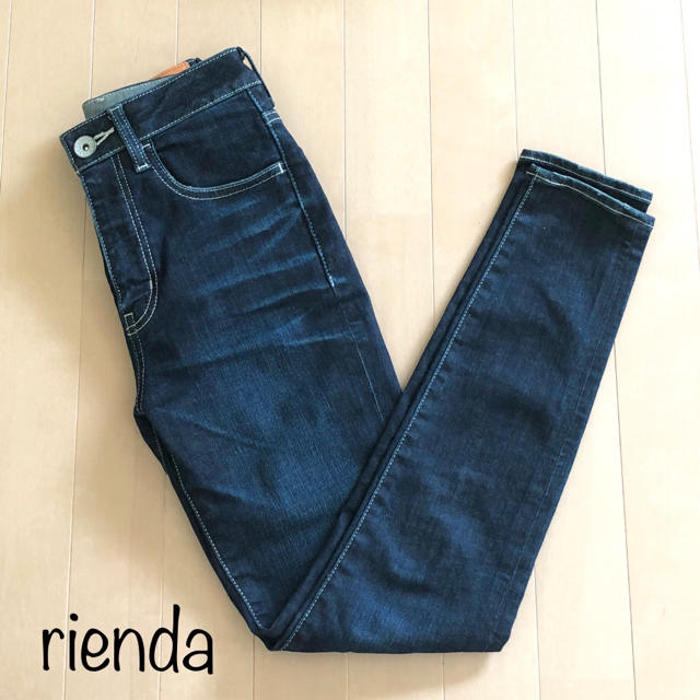 rienda 最新作 Back レースUP J/W DENIMパギンス 2