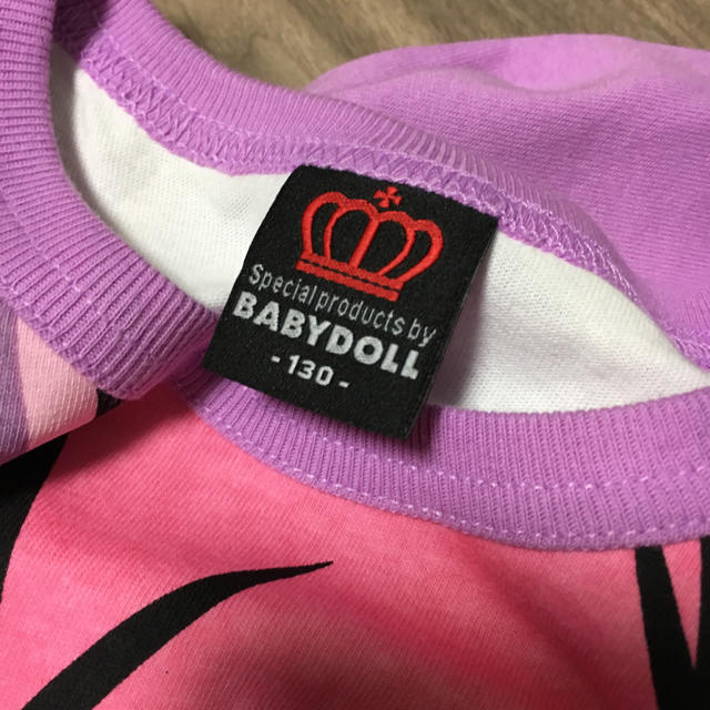 BABYDOLL(ベビードール)のBABY DOLL 長袖Tシャツ 130cm キッズ/ベビー/マタニティのキッズ服女の子用(90cm~)(Tシャツ/カットソー)の商品写真