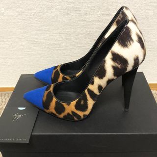 ジュゼッペザノッティデザイン(Giuseppe Zanotti Design)のGiuseppe Zanotti ジュゼッペザノッティ ハラコ パンプス(ハイヒール/パンプス)