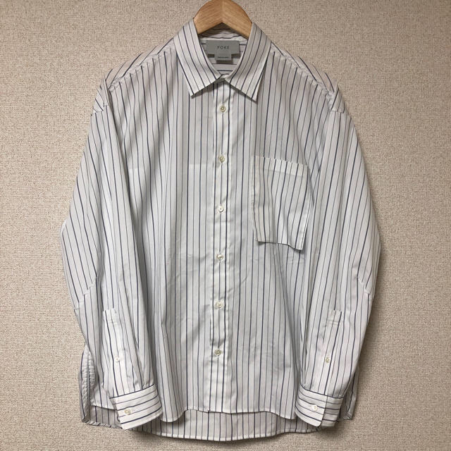 【YOKE】ヨーク OVERSIZED SHIRTS L/S ホワイト S