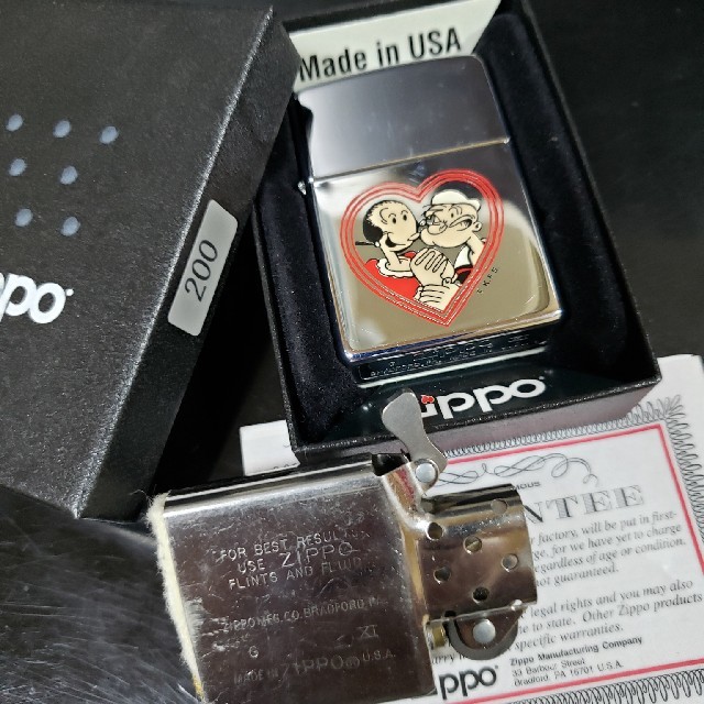 ZIPPO(ジッポー)の未使用品❤95G'ZIPPO❤ポパイ POPEYE♥送料無料♥ メンズのファッション小物(タバコグッズ)の商品写真