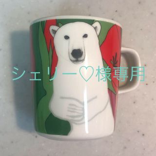 マリメッコ(marimekko)の☆シェリー♡様専用☆廃盤 レア マリメッコ ナヌク マグカップ(食器)