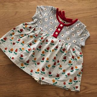 プチジャム(Petit jam)のプチジャム☆小花柄チュニック100cm(Tシャツ/カットソー)