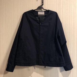 シャンブルドゥシャーム(chambre de charme)の美品♡iki＊ノーカラーブルゾン(ノーカラージャケット)