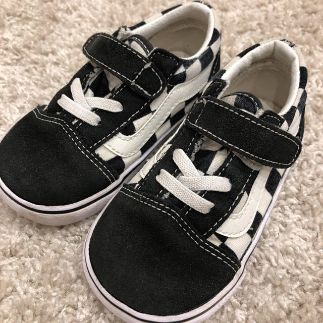 VANS(ヴァンズ)のブラック 14cm キッズ/ベビー/マタニティのベビー靴/シューズ(~14cm)(スニーカー)の商品写真