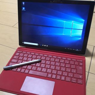 マイクロソフト(Microsoft)の【キーボード付き】【office付き】surface pro4 i5 128gb(ノートPC)