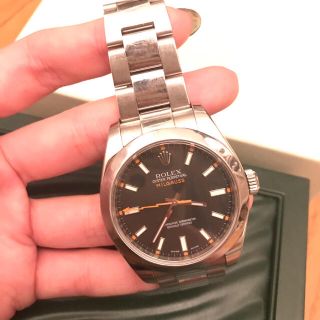 ロレックス(ROLEX)の専用1！ロレックス ミルガウス 116400正規本物 自動巻 廃盤貴重レア(腕時計(アナログ))