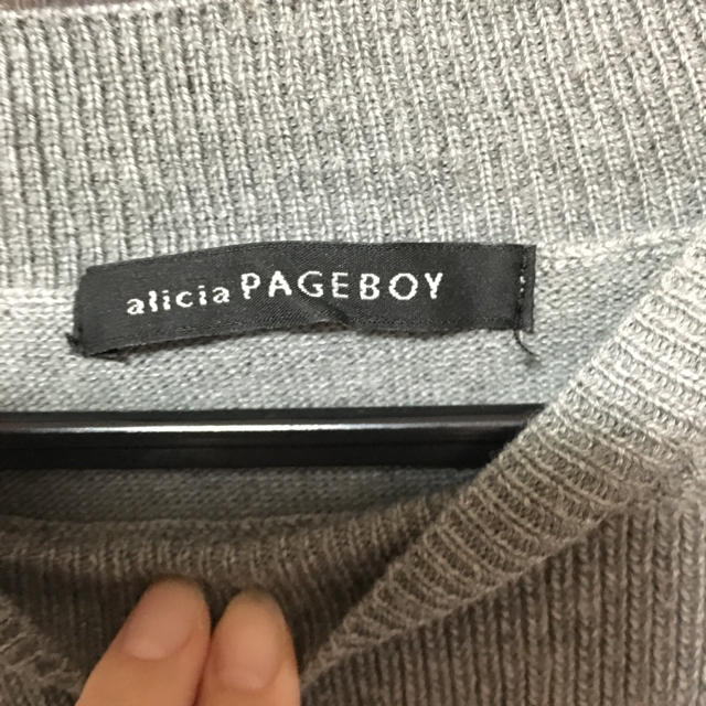 PAGEBOY(ページボーイ)のニット セーター グレー レディースのトップス(ニット/セーター)の商品写真