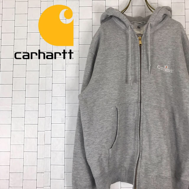 Carhartt カーハート ジップ スウェット パーカー 刺繍 ロゴ