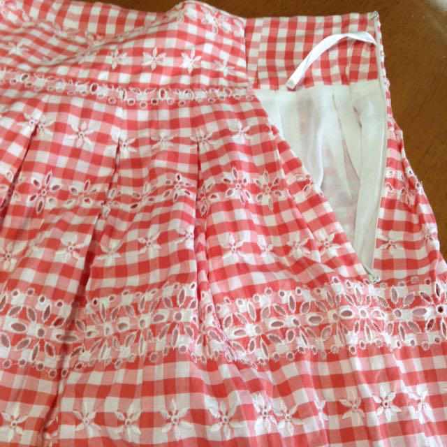 JaneMarple(ジェーンマープル)のJMギンガムチェックレースのスカート✨ レディースのスカート(ロングスカート)の商品写真