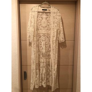 ダブルクローゼット(w closet)のwcloset 総刺繍チュールガウン(カーディガン)