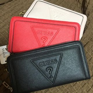 ゲス(GUESS)のGUESS 長財布 ブラック(長財布)