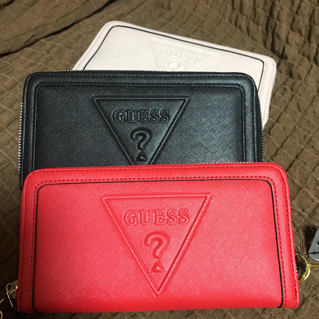 GUESS 長財布 レッド ブラック 2点