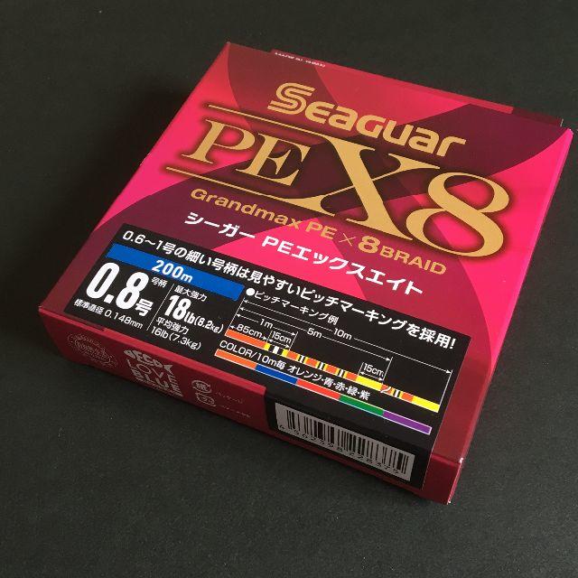 新品 未使用  シーガーPE X8 0.8号 200m スポーツ/アウトドアのフィッシング(釣り糸/ライン)の商品写真