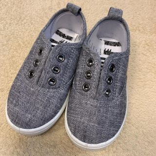 エイチアンドエム(H&M)の【 新品 】Ｈ＆Ｍ スリッポン スニーカー 15cm デニム ブルー(スリッポン)