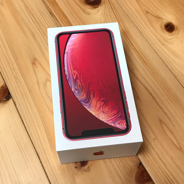 【新品未使用】 Apple iPhone XR 64GB レッド 赤 ドコモ