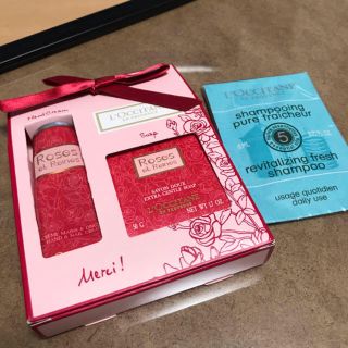 ロクシタン(L'OCCITANE)の【新品】L'OCCITANE ハンドクリーム&バスソープセット(ハンドクリーム)