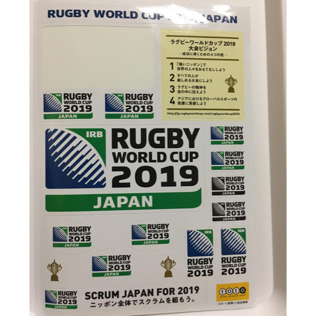 松岡修造 なめねこ ラグビーワールドカップ ホンダ ステッカー エンタメ/ホビーのエンタメ その他(その他)の商品写真