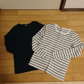 ムジルシリョウヒン(MUJI (無印良品))の無印良品 150cm長袖Tシャツ2枚(Tシャツ/カットソー)