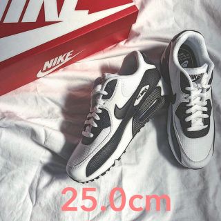 ナイキ(NIKE)の【新品タグ付】NIKE AirMax90 ホワイト×ブラック(スニーカー)