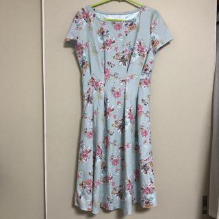 トッコ(tocco)の【たーちゃんさま専用】tocco  closet花柄ワンピースミントグリーン(ミニワンピース)