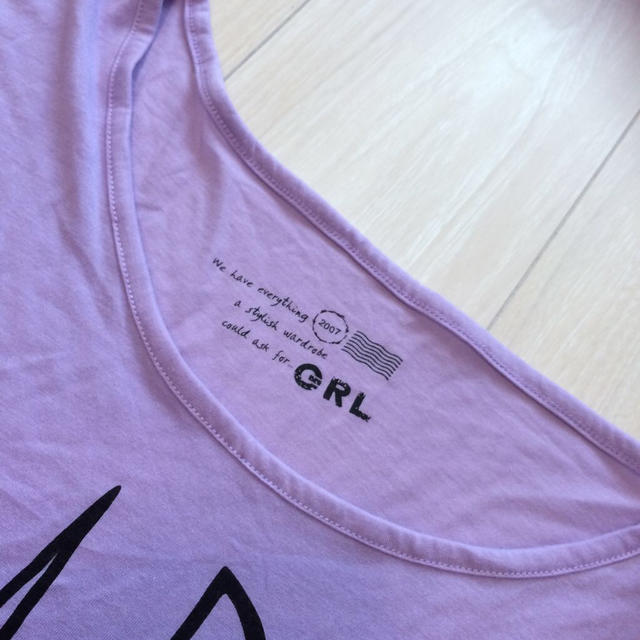 GRL(グレイル)のGRL LADYロゴTシャツ♡ レディースのトップス(Tシャツ(半袖/袖なし))の商品写真