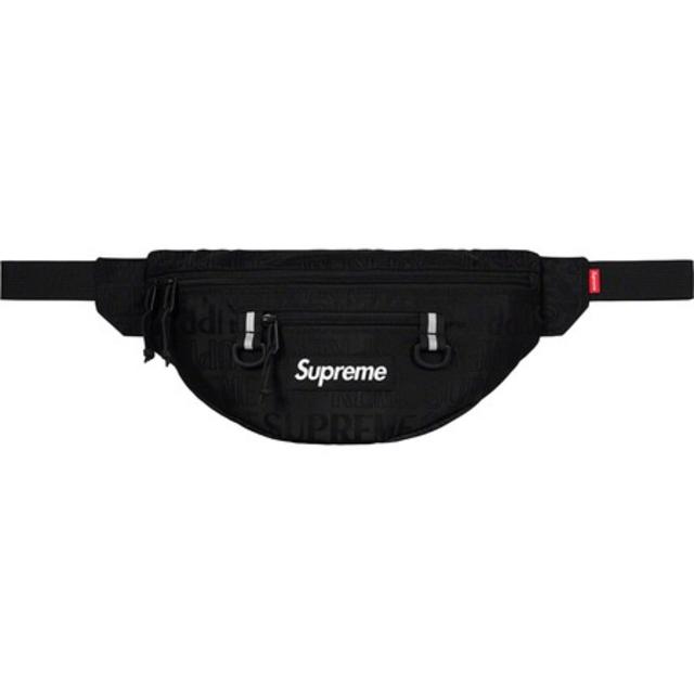 新品未使用! Supreme 19SS Waist Bag Black