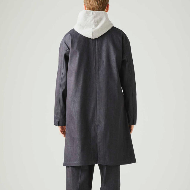 JOHNBULL(ジョンブル)のjohnbull  モロッコ軍デニムコート メンズのジャケット/アウター(チェスターコート)の商品写真