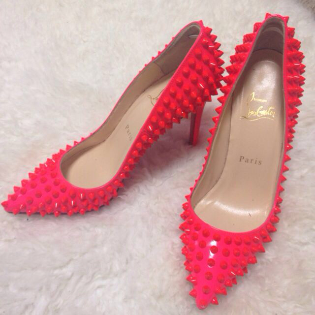 無料発送 Christian Louboutin 値下げ♡ルブタン♡ピンクスパイク
