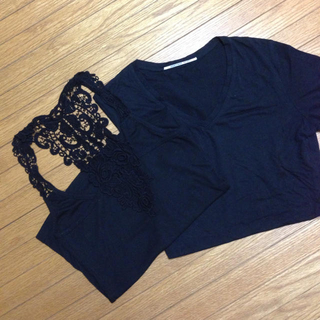 マウジー(moussy)のTEE&キャミセット(Tシャツ(半袖/袖なし))
