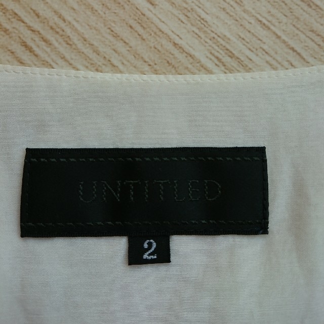 UNTITLED(アンタイトル)のUNTITLED コットン シルクブラウス レディースのトップス(シャツ/ブラウス(長袖/七分))の商品写真