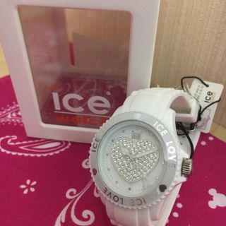 アイスウォッチ(ice watch)のice watch アイスラブ スワロフスキー(腕時計)