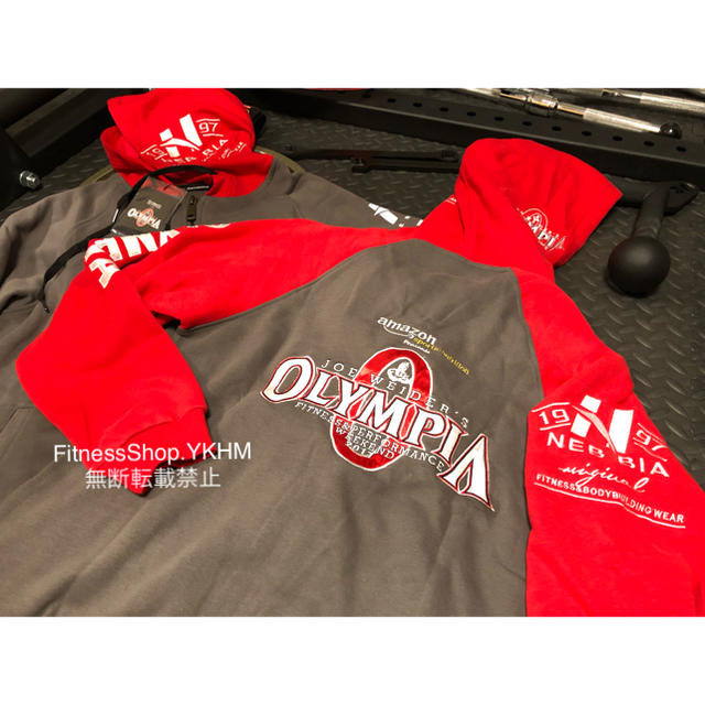 【新品】Mr.Olympia パーカー／ボディービル／オリンピア／フィットネス メンズのトップス(パーカー)の商品写真