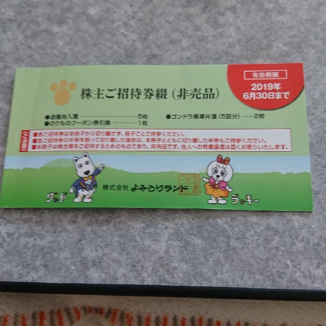 よみうりランド チケットの施設利用券(遊園地/テーマパーク)の商品写真