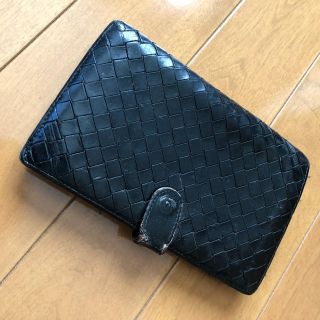 ボッテガヴェネタ(Bottega Veneta)のボッテガヴェネタ 長財布 黒 イントレチャート(長財布)